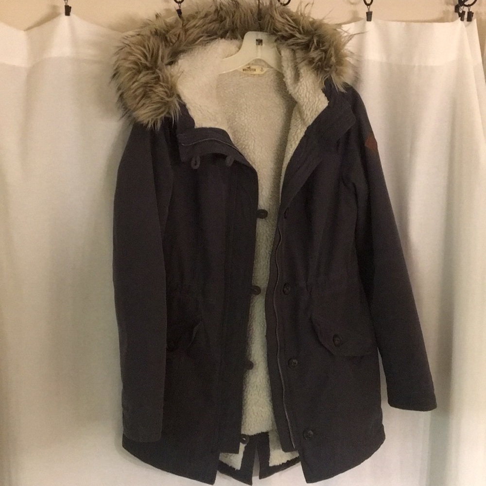 Gray Hollister Coat